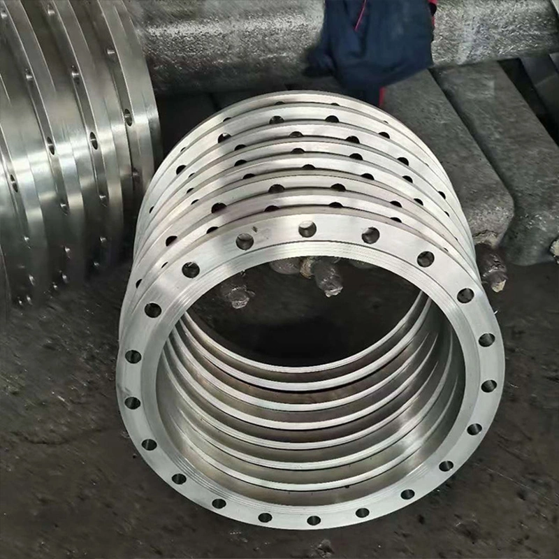 5 Inch Full Size Sanitary Stainless Steel 304 316L ASTM Forged Threaded Drainage Pipe Fittings Flange En1092-1 Type 2 Loose Plate Flange