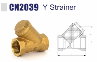 Cn2039 Ball Brass Y Type Water Strainer Brass Y Type Strainer Valve
